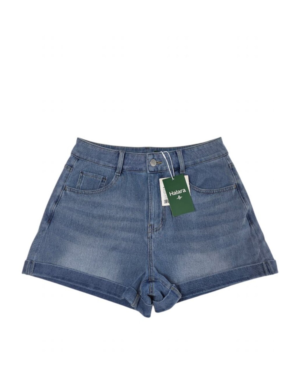 Halara Flex Denim Shorts, High Rise, Blue, Stretch, Size Small